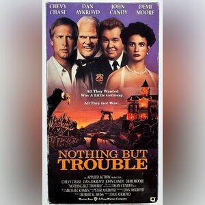 Nothing But Trouble on VHS